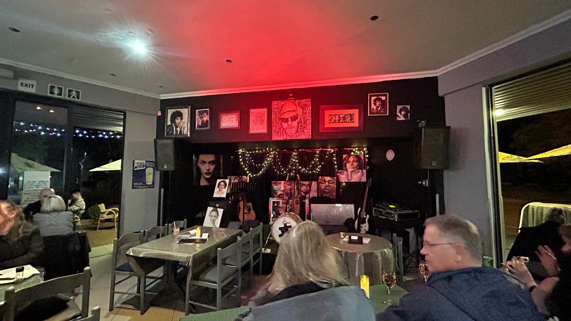 A full room on a gig night
